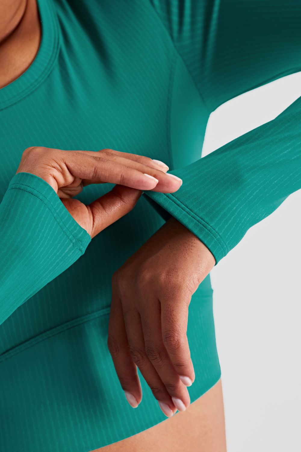 Cross The Finish Line Cropped Sports Top