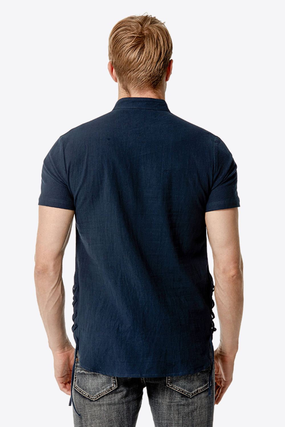 Short Sleeve Henley Tee