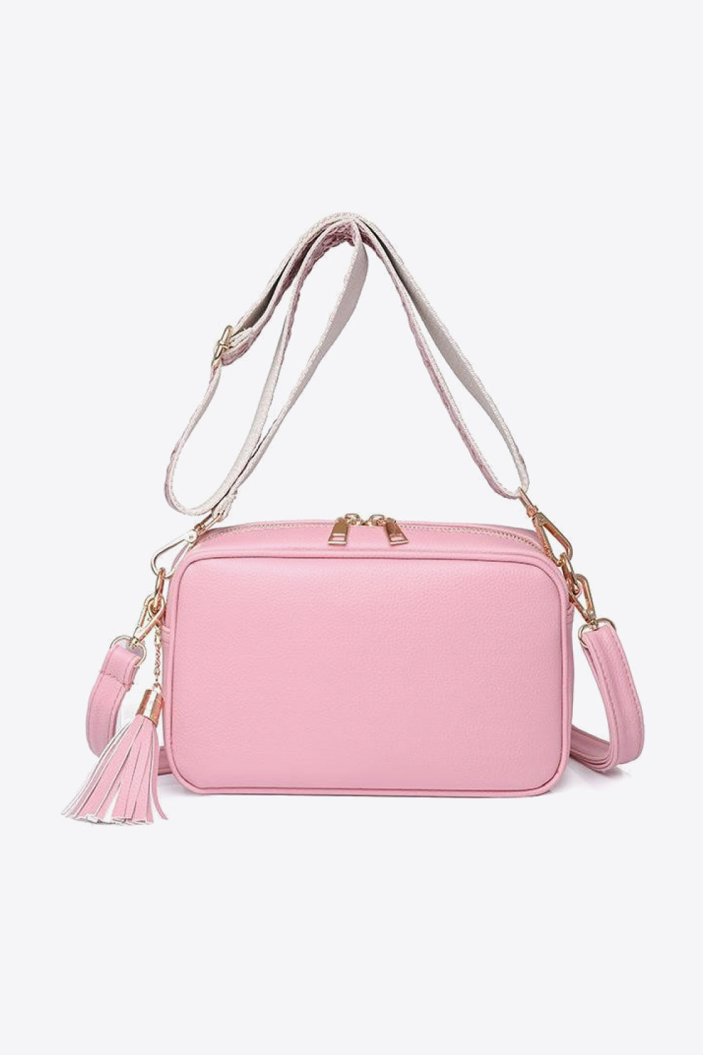PU Leather Tassel Crossbody Bag - Deals DejaVu