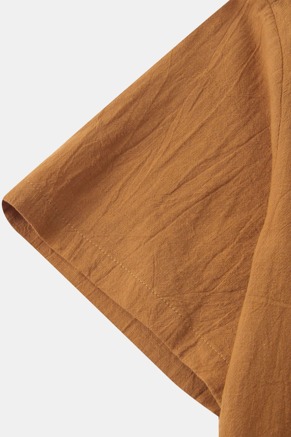 Textured Half-Button Top