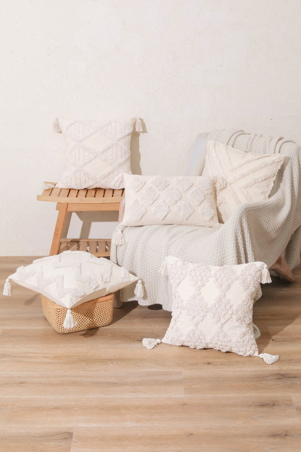 Fringe Decorative Throw Pillow Case - Deals DejaVu
