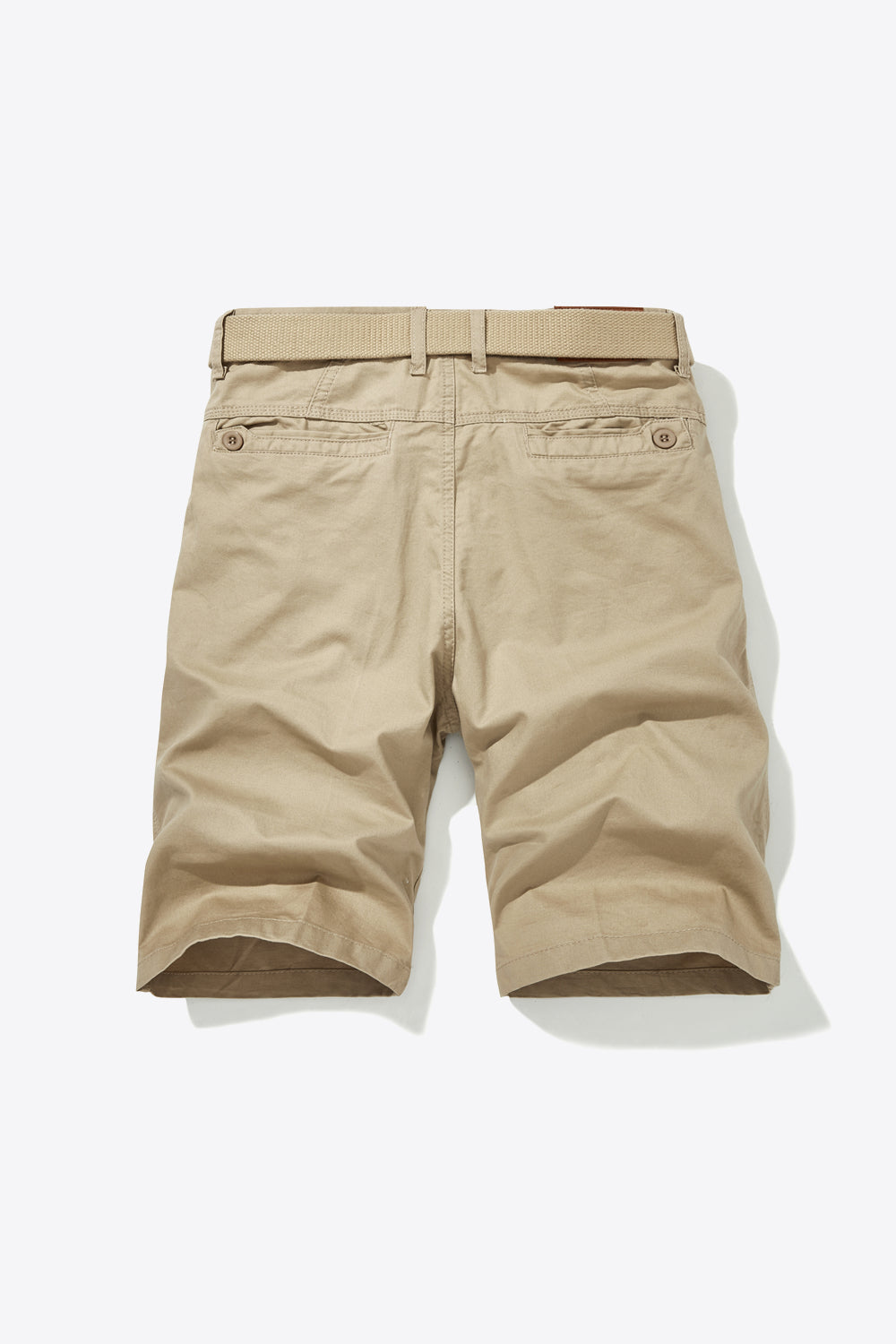 Belted Shorts with Pockets