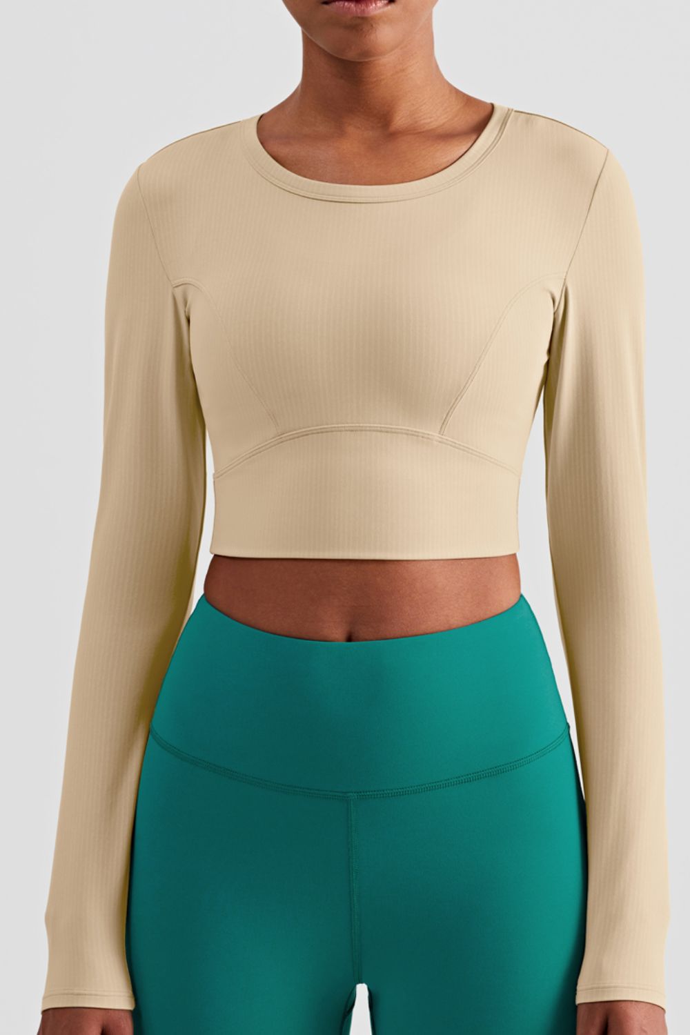 Cross The Finish Line Cropped Sports Top