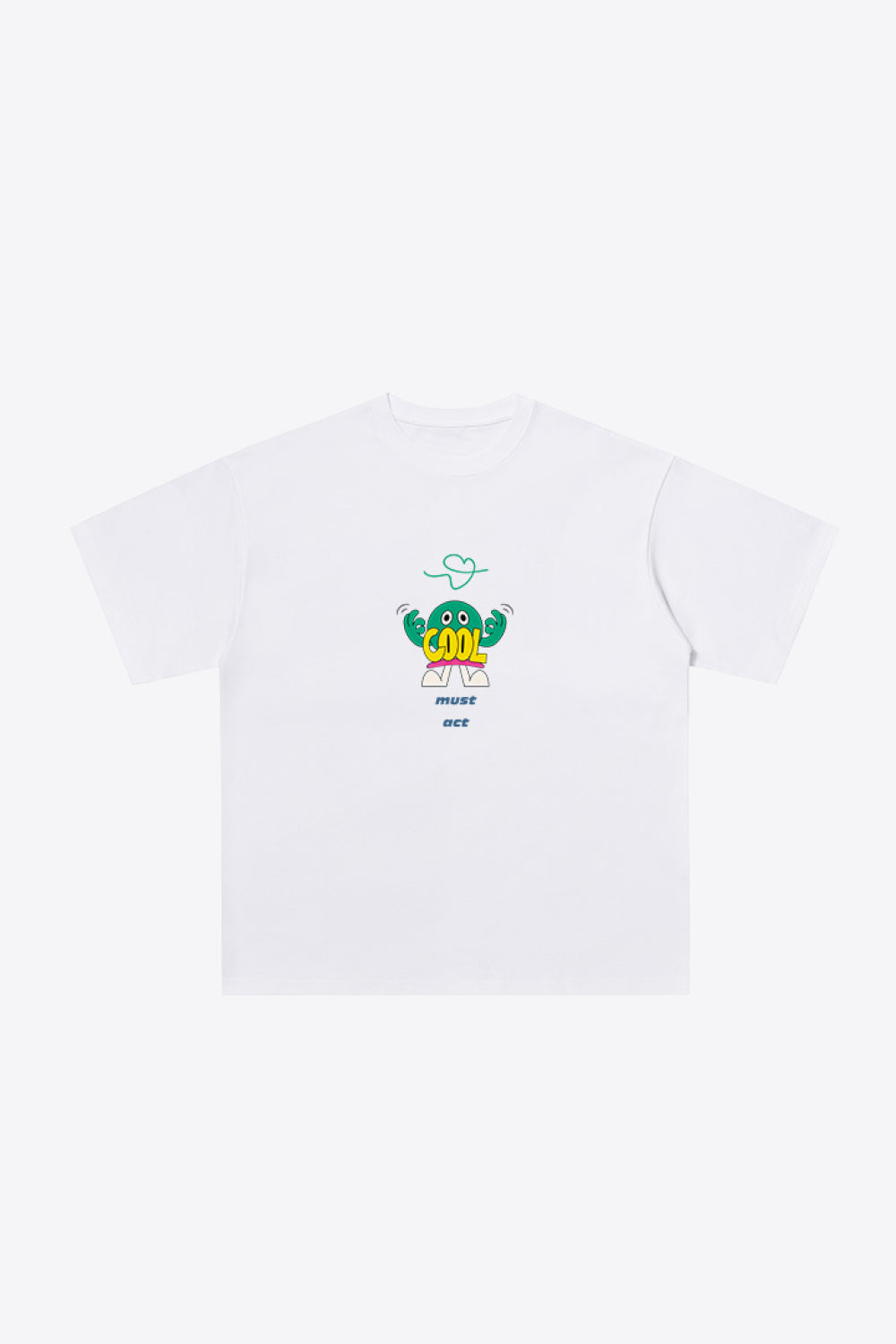 Graphic Round Neck Cotton Tee