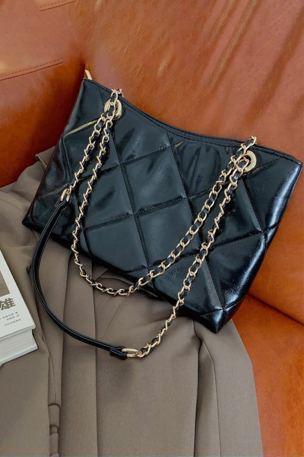 PU Leather Shoulder Bag - Deals DejaVu