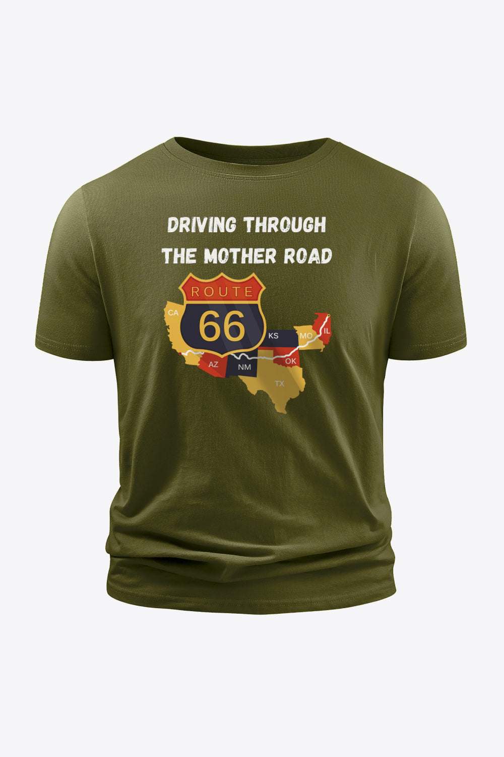 DRIVING THROUGH THE MOTHER ROAD Graphic Tee