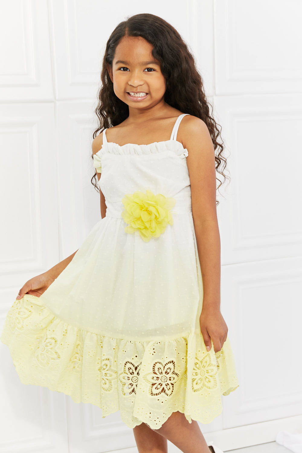 Kid's Dream Play In The Park Flower Dress