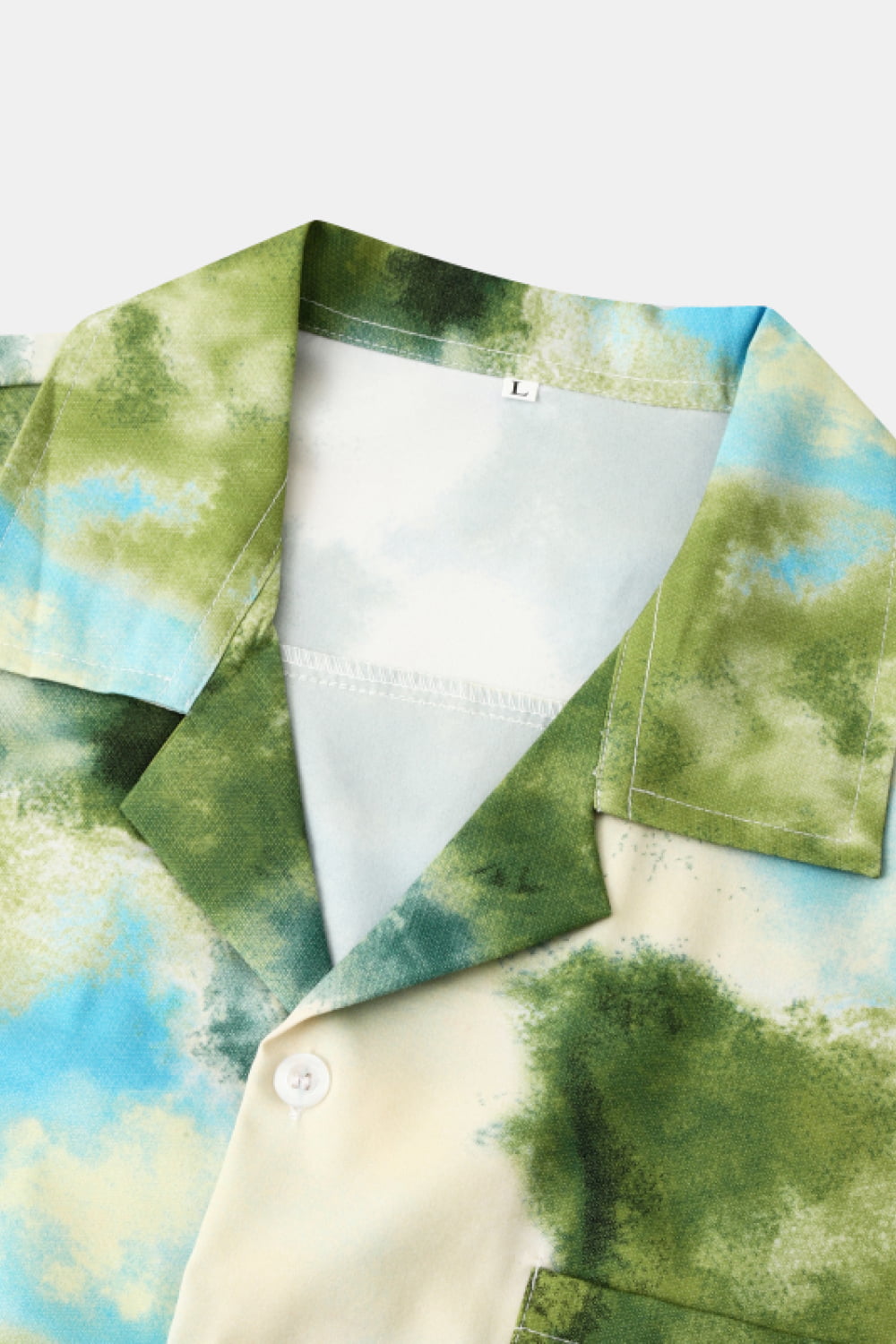 Tie-Dye Short Sleeve Pocket Shirt