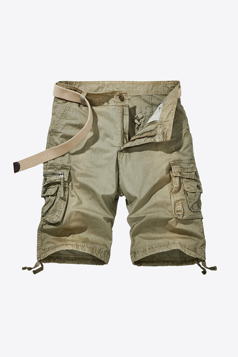 Belted Cargo Shorts