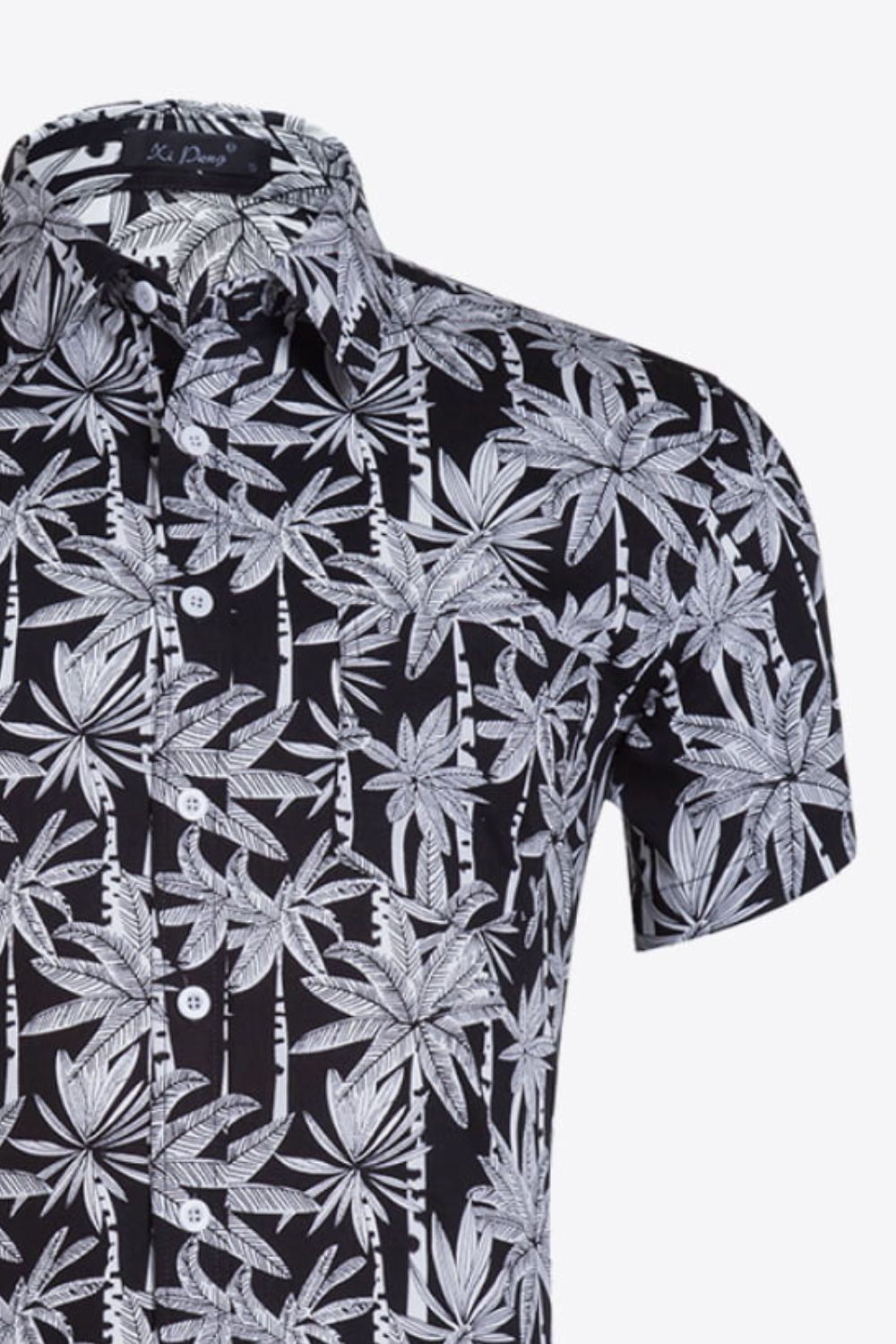 Printed Button-Up Vacation Shirt