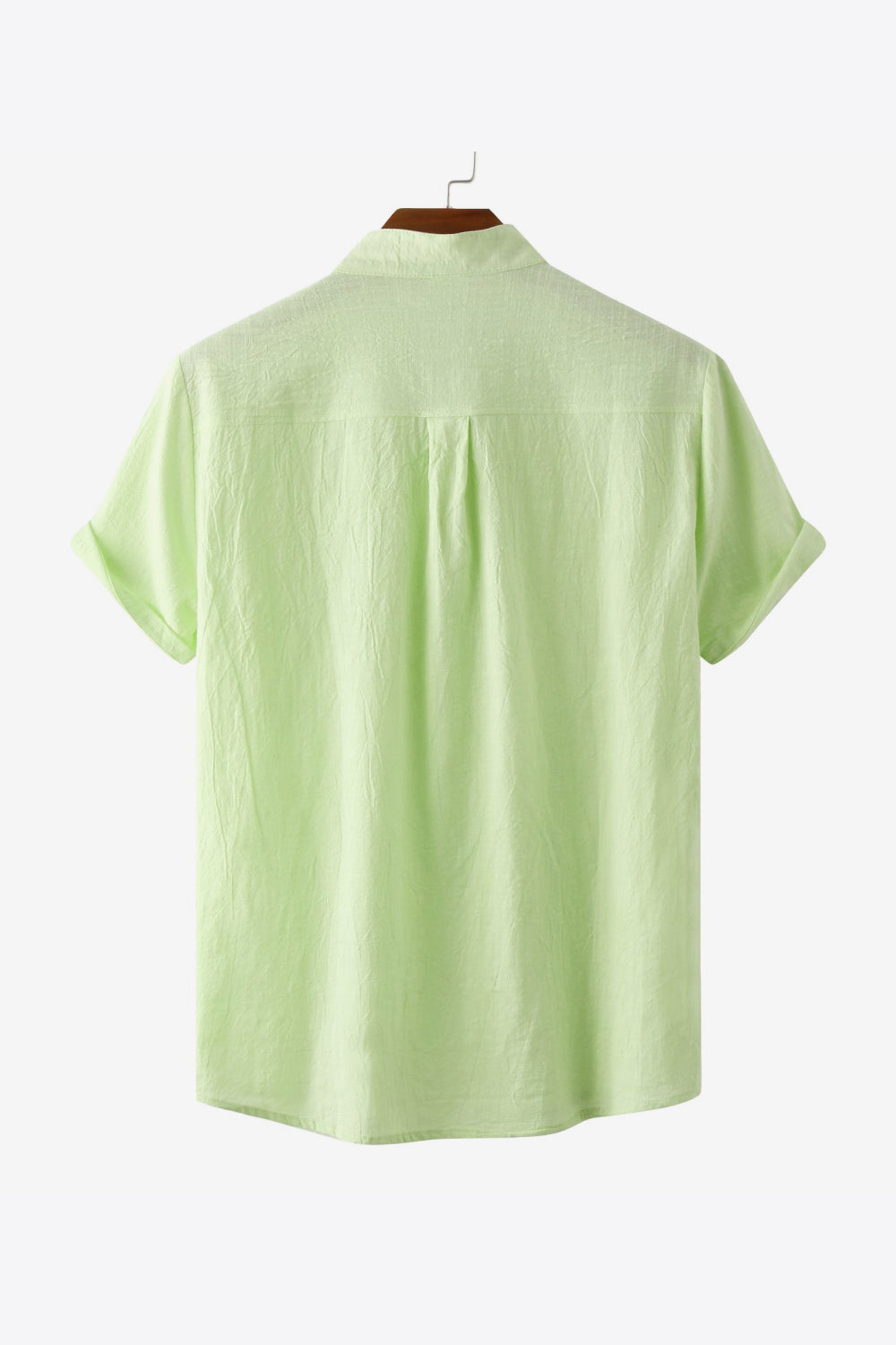 Textured Half-Button Top