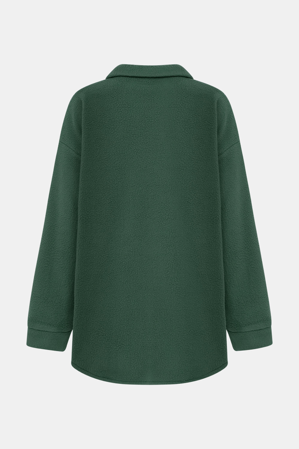 Sherpa Button Down Dropped Shoulder Jacket