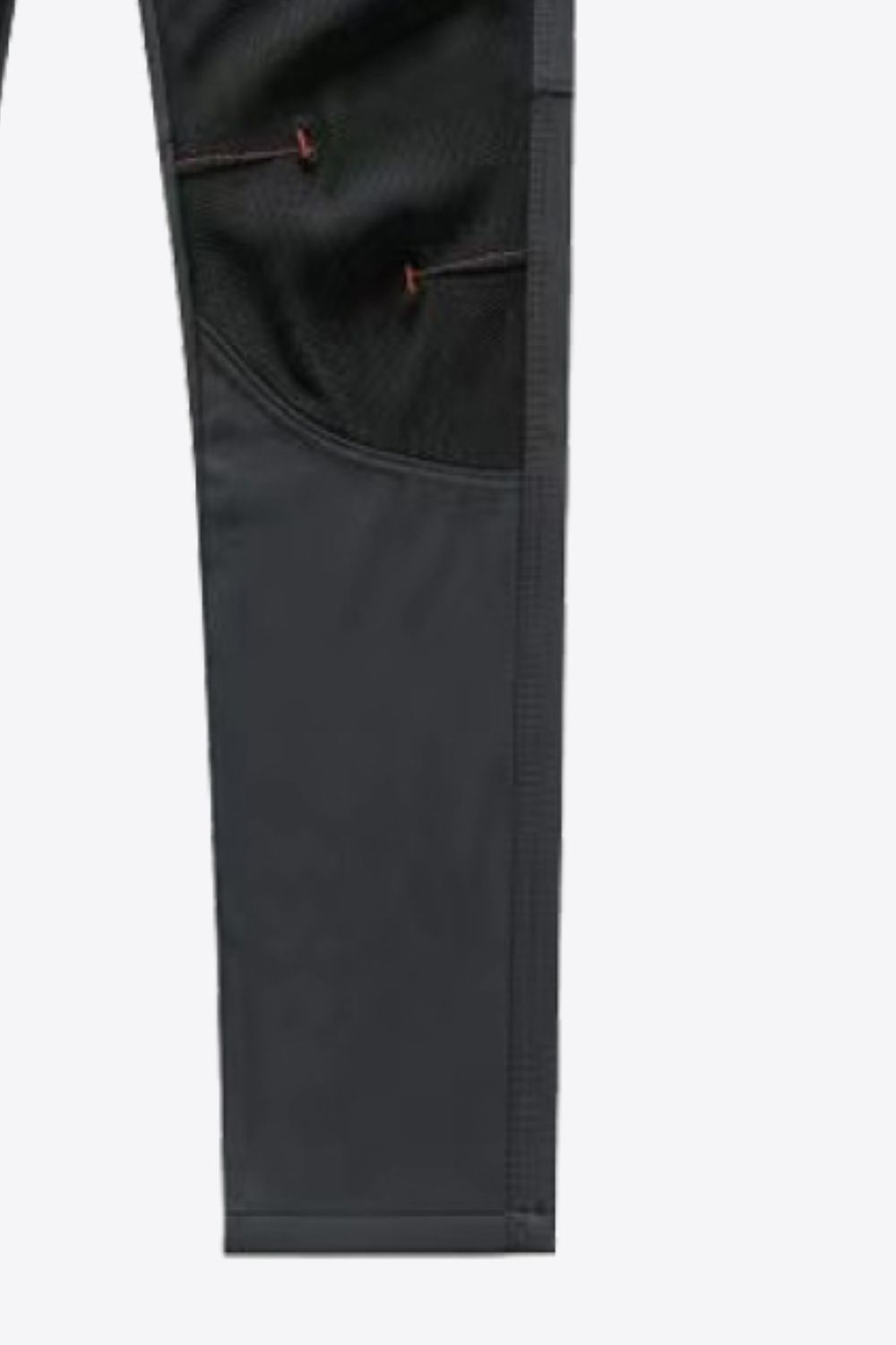 Full Size Contrast Zip Long Pants