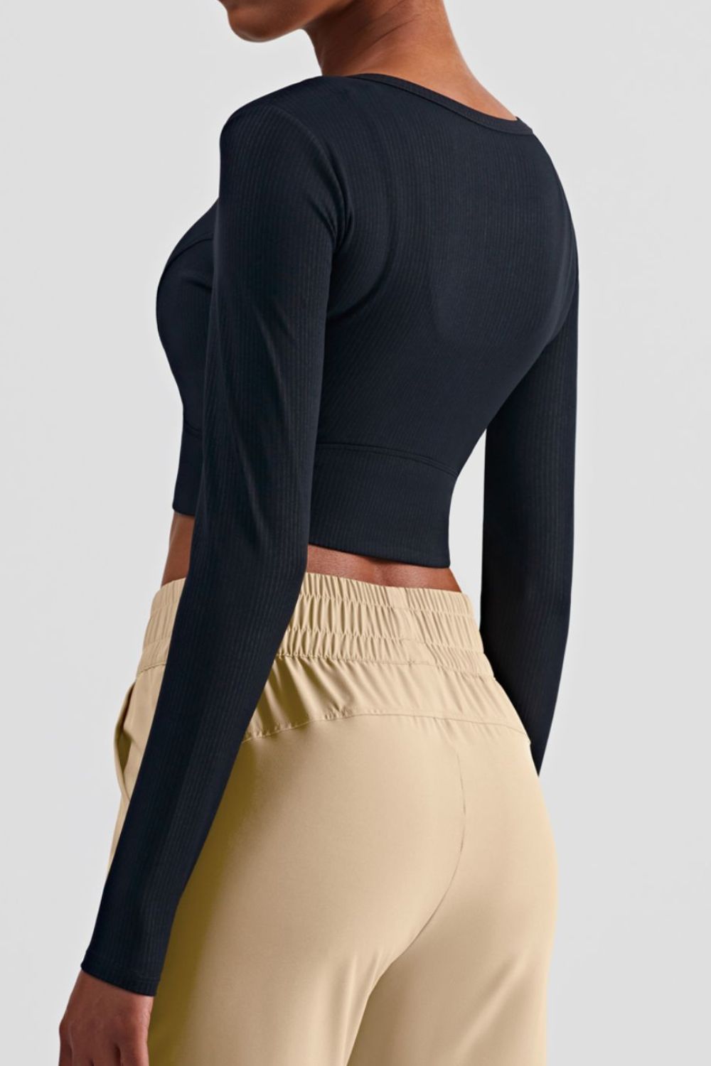 Cross The Finish Line Cropped Sports Top