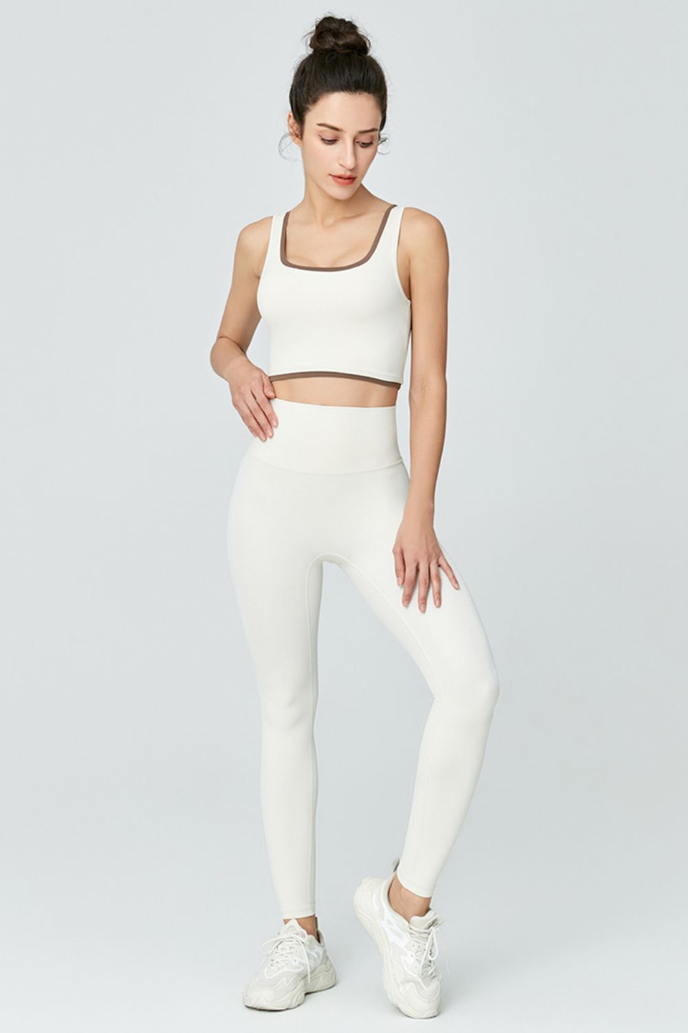 Contrast Soft Sports Bra