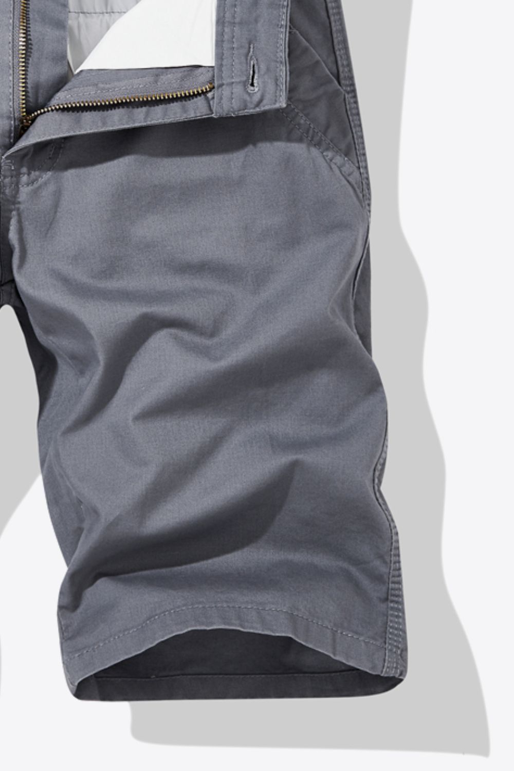 Belted Shorts with Pockets