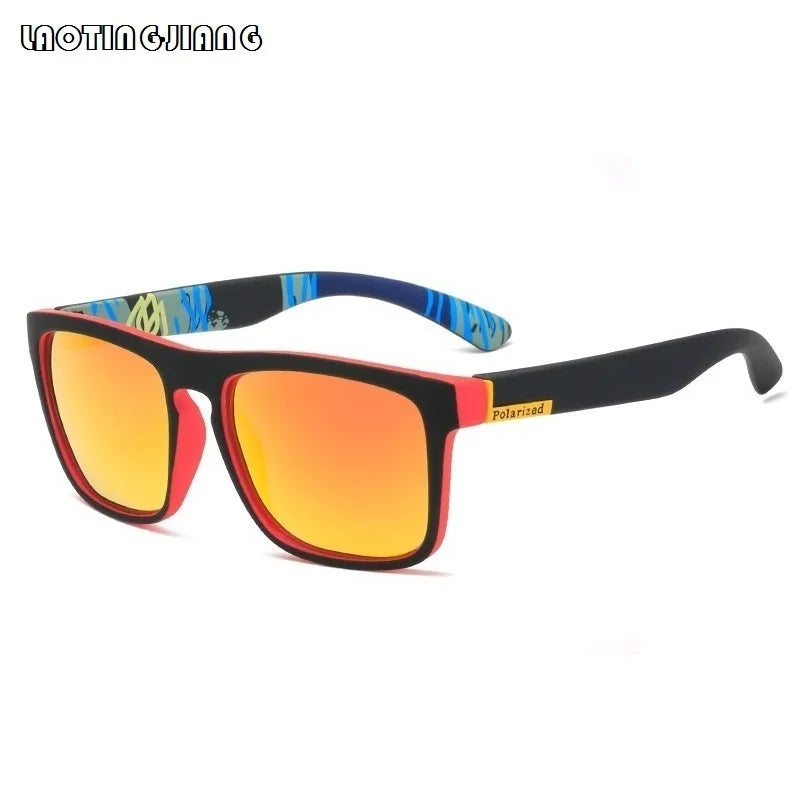 Men Women Square Vintage Polarized Glasses Men'S Designer Sunglasses Driving Travel Fishing Sun Glasses Shades For Man Uv400