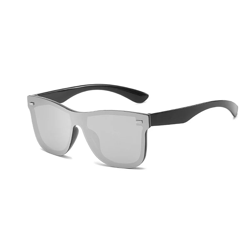 New Fashion Sunglasses Women Men Trend Pilot Personality Eyeglass Brand Design Protection Reflective Frameless Sunglassess UV400