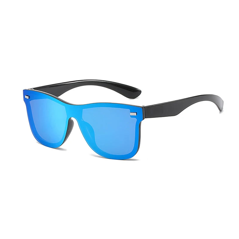 New Fashion Sunglasses Women Men Trend Pilot Personality Eyeglass Brand Design Protection Reflective Frameless Sunglassess UV400