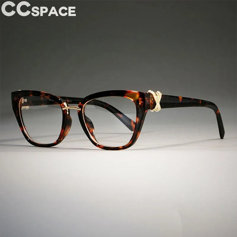 Women Rhinestone Decoration Styles Optical Fashion Computer Glasses