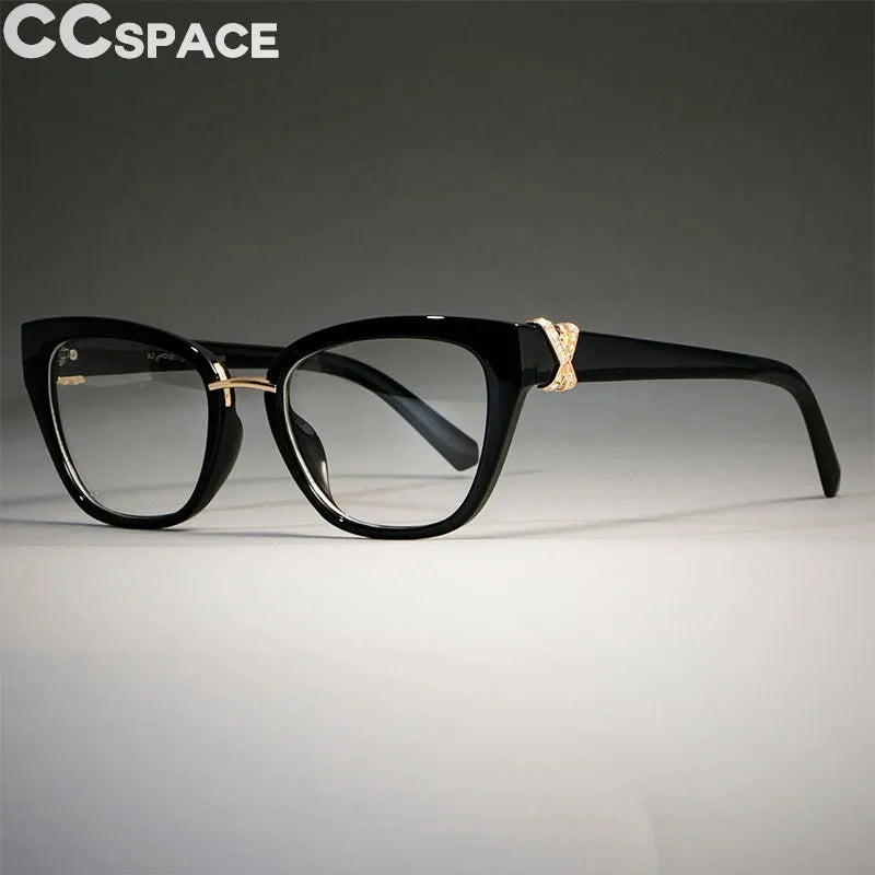 Women Rhinestone Decoration Styles Optical Fashion Computer Glasses