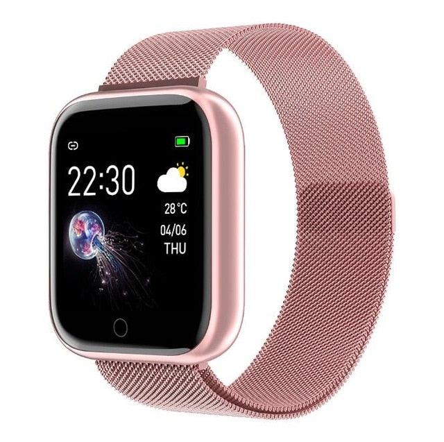 New Waterproof Smart Watch Women Bluetooth Watch Heart Rate Monitor Fitness Tracker Rw