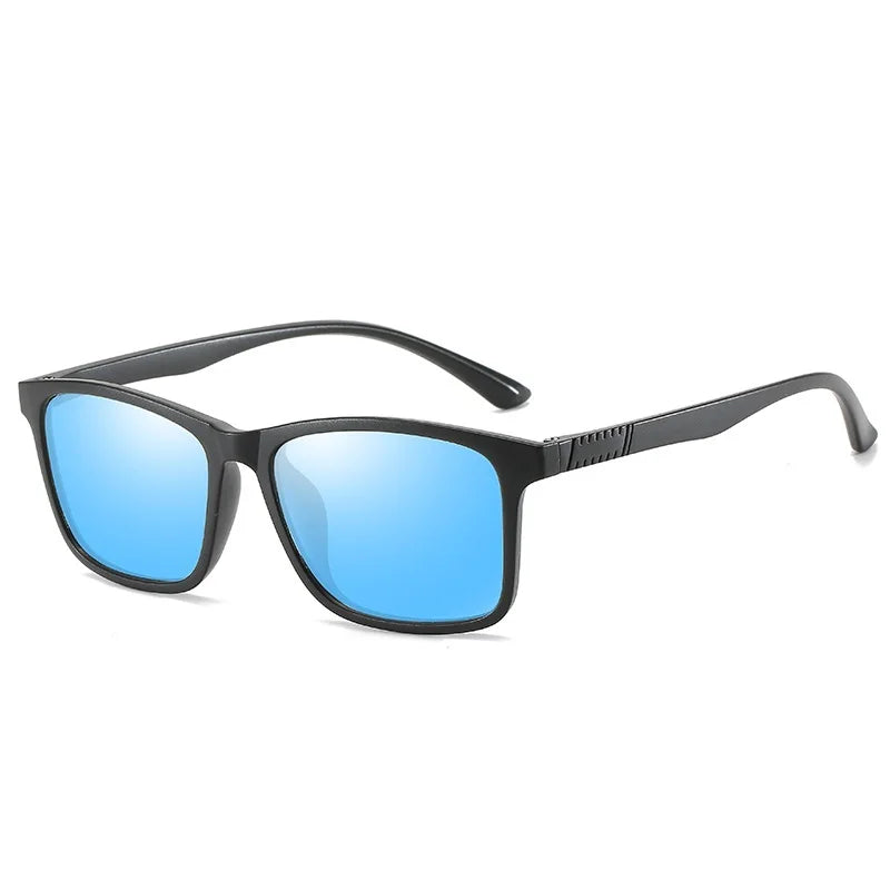 Luxury Polarized Sunglasses Men Square Driving Fishing Sun Glasses Ultra light TR90 Frame Vintage Eyewear Day Night vision UV400