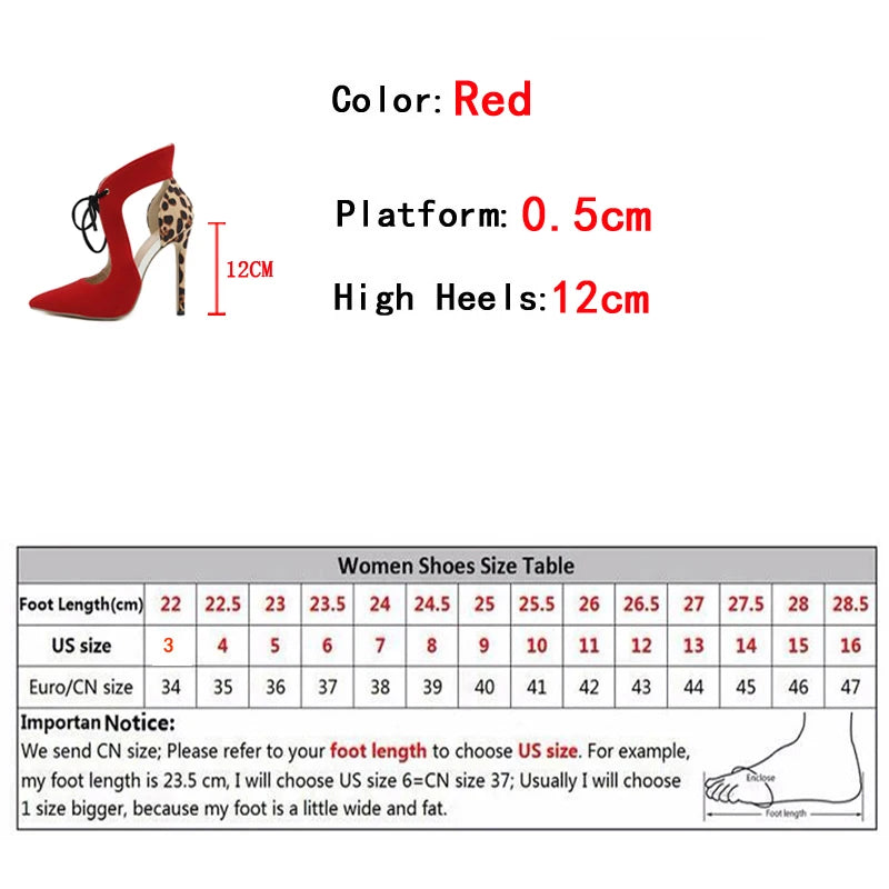 Liyke Fashion Cross-Tied Women Pumps Sandals Sexy Pointed Toe Wedding Stripper High Heels Leopard Print Stiletto Shoes Mules