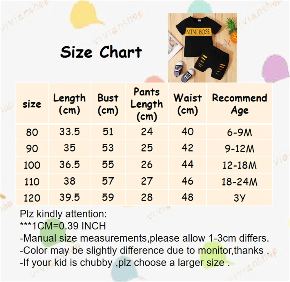 Great 0-3 Years Toddler Newborn Baby Boy 2PCS Clothes Set Summer Casual Suit Letters Print Short Sleeve T-shirt + Shorts Sport Outfit