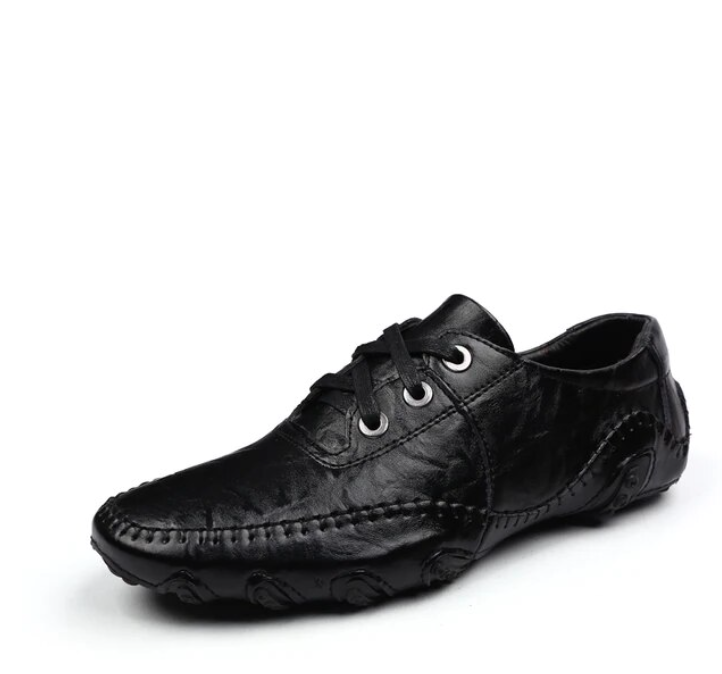 Fashion British Style Men Causal Shoes - Genuine Leather Slip On Outdoor Shoes (MSC2)(MSC4)(MSB4A)(F16)(F12)