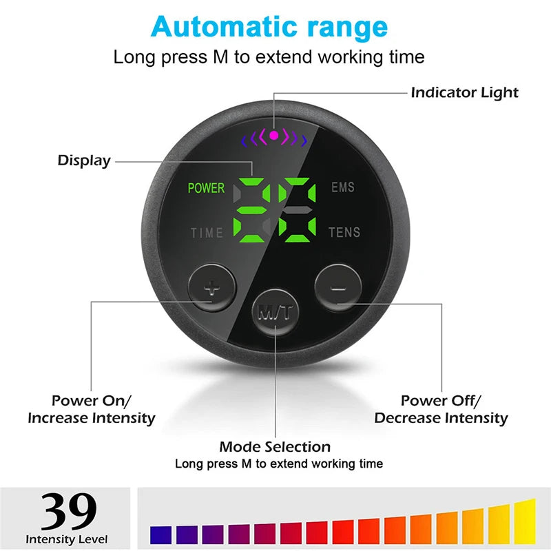 Revolutionary Rechargeable Abs Muscle Trainer; A Comfortable Fat Burning Device.