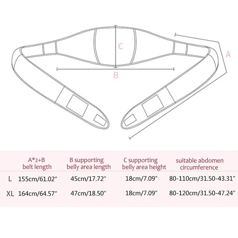 Maternity Belly Support Band – Comfortable Prenatal & Postpartum Waist Belt