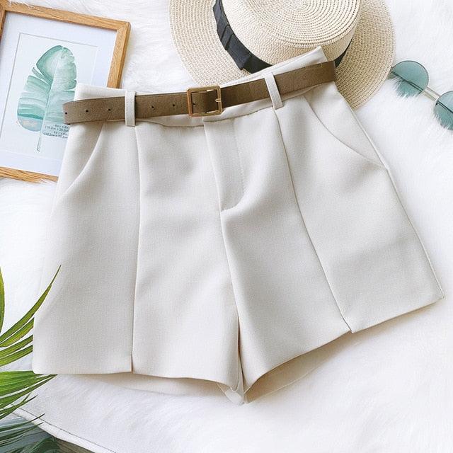 Great Spring Summer Womens Shorts Casual Wide Leg High Waist Short Pants Tbl2