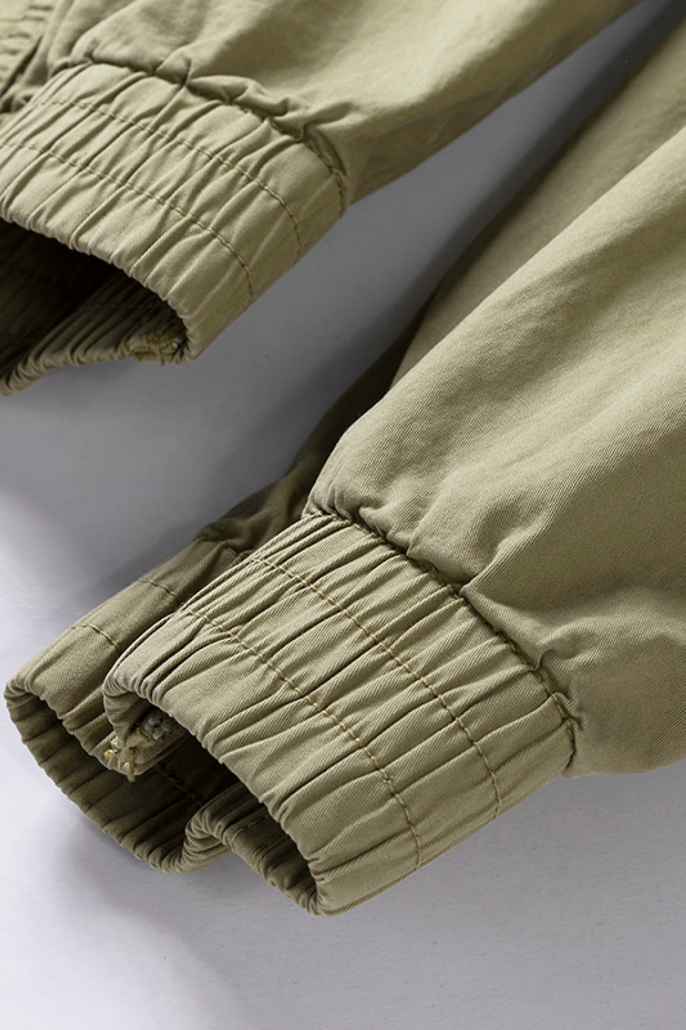 Drawstring Waist Cargo Joggers