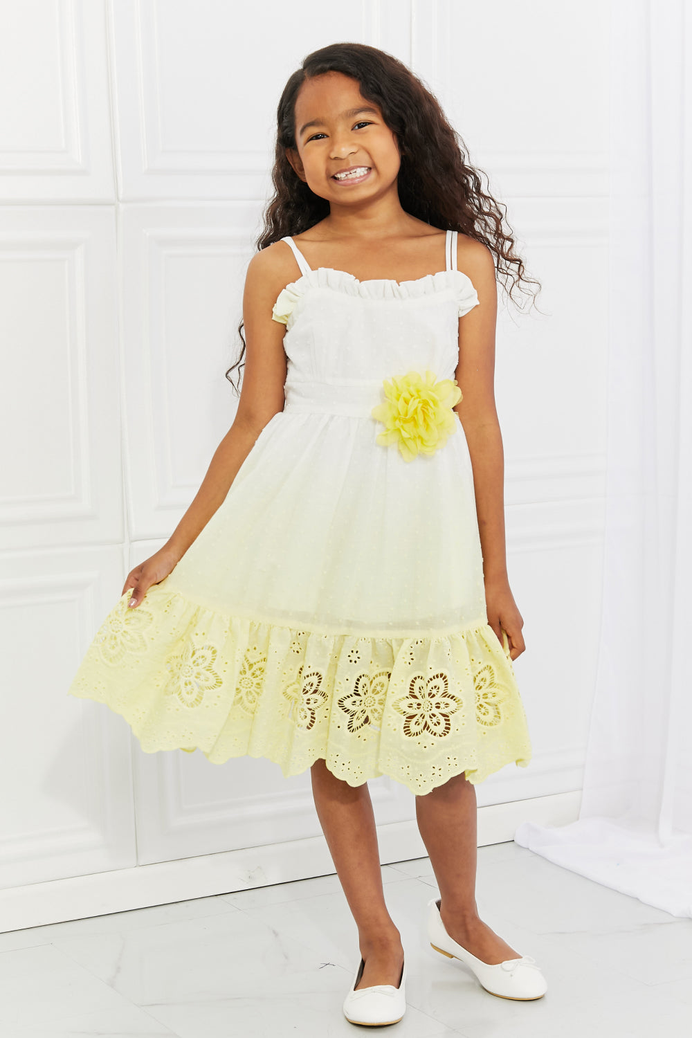 Kid's Dream Play In The Park Flower Dress