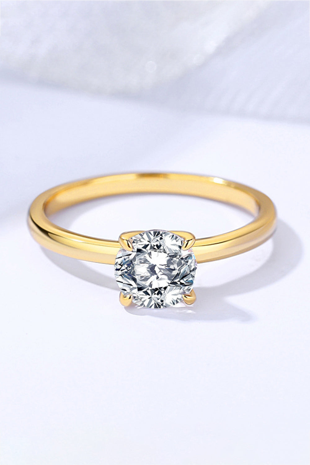 925 Sterling Silver Moissanite Ring
