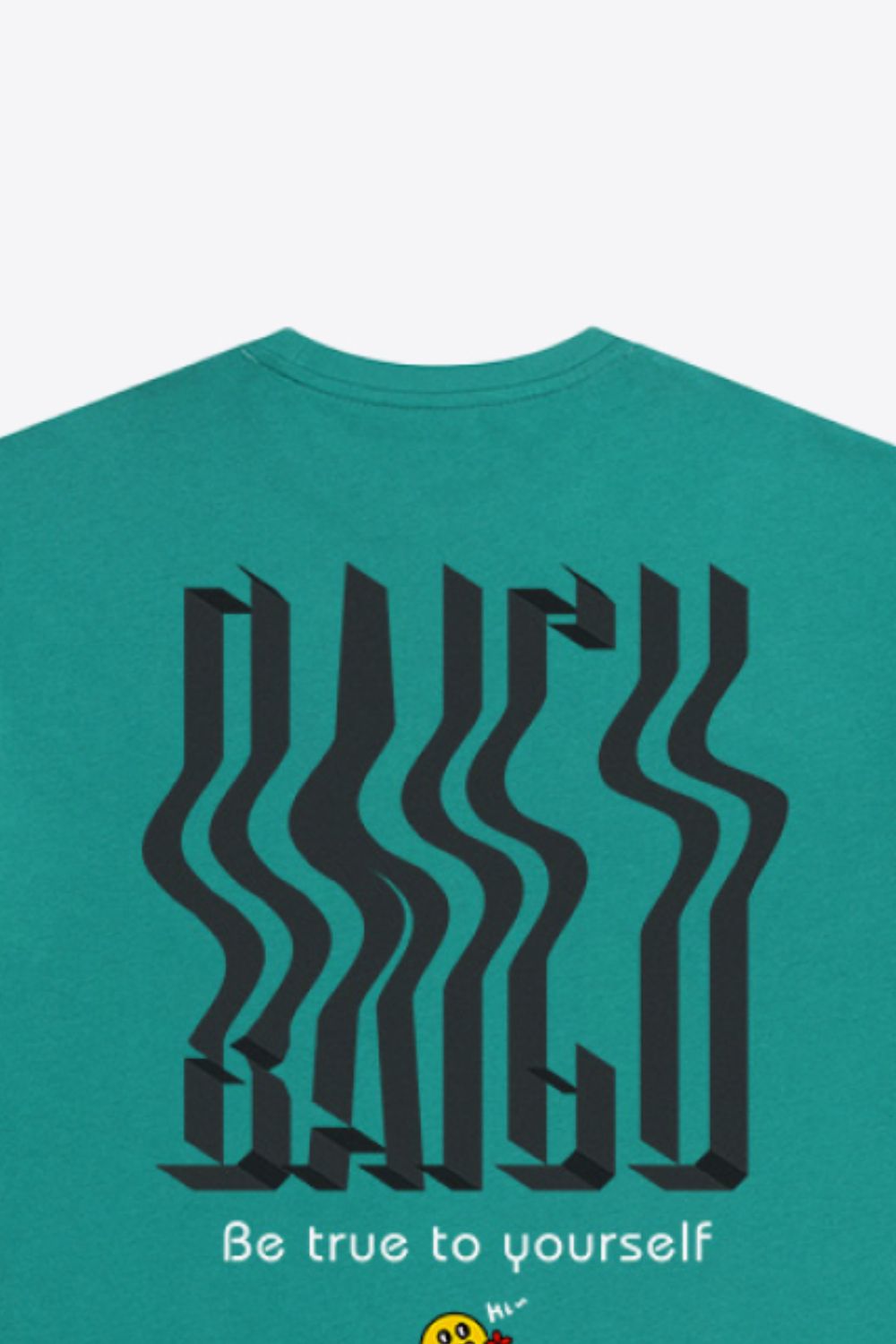 Graphic Dropped Shoulder Round Neck Cotton Tee