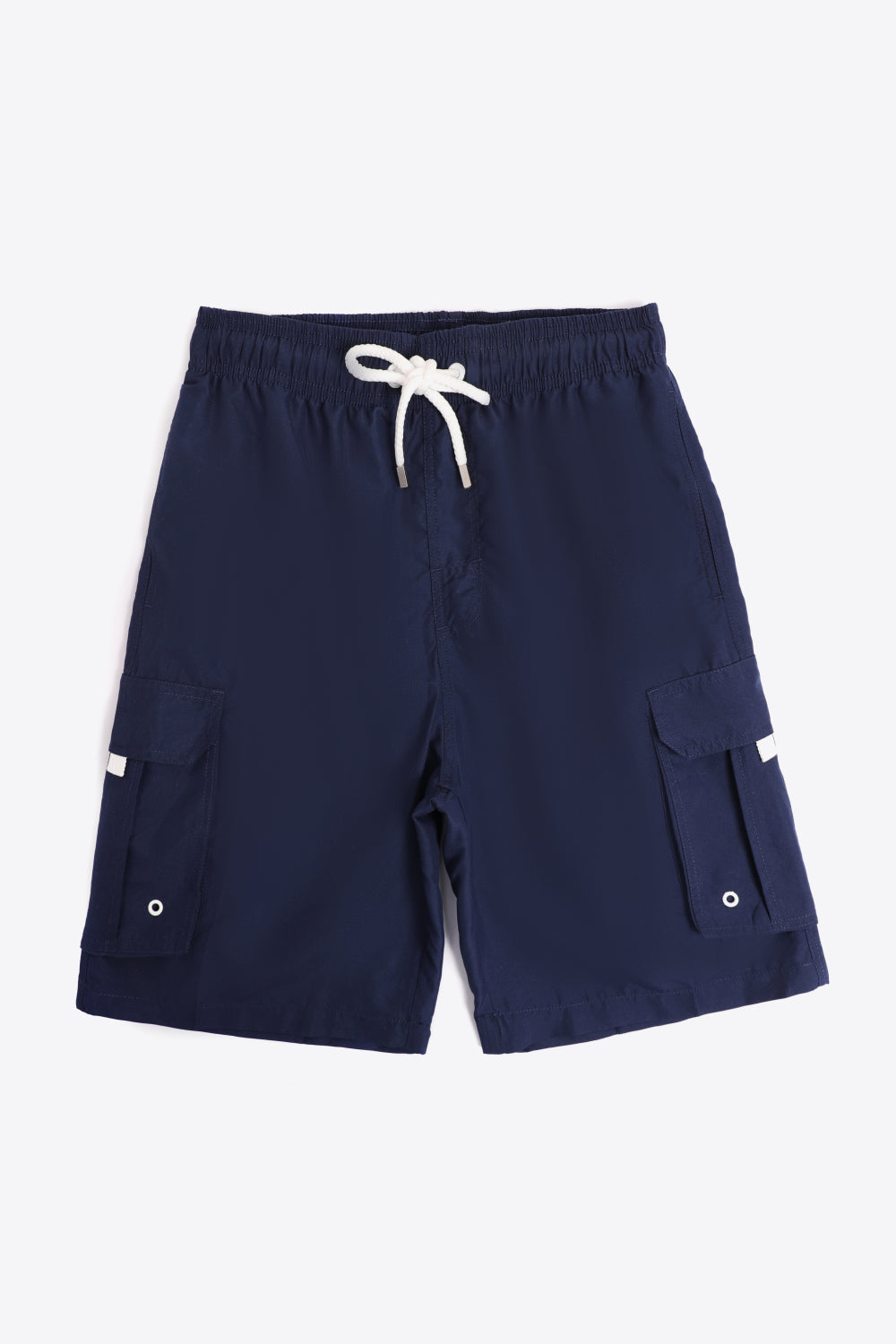 Drawstring Waist Cargo Shorts