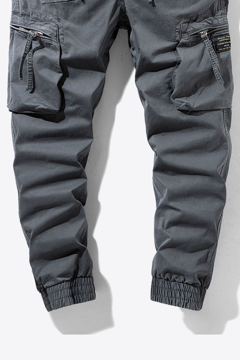 Drawstring Waist Cargo Joggers
