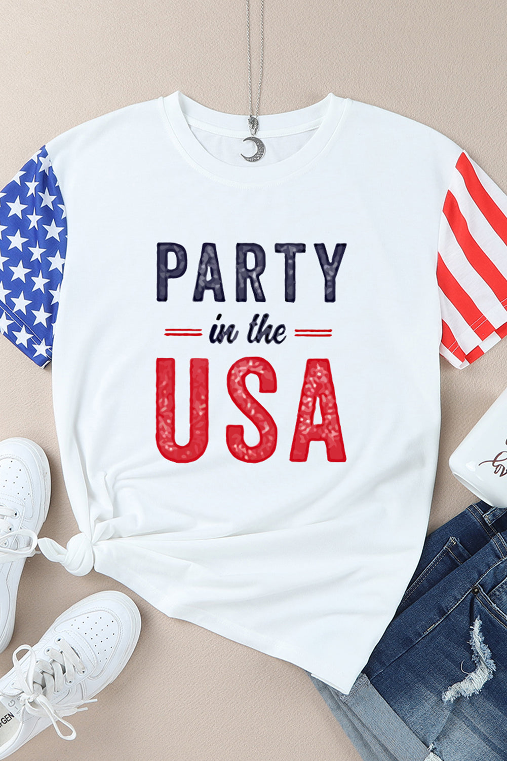 PARTY IN THE USA Stars and Stripes T-Shirt