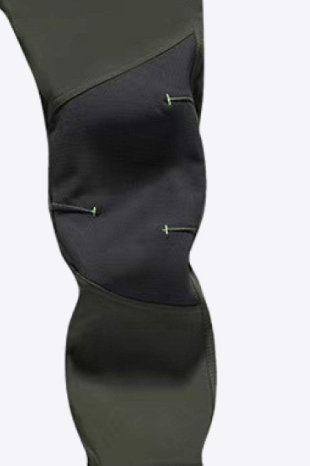 Full Size Contrast Zip Long Pants