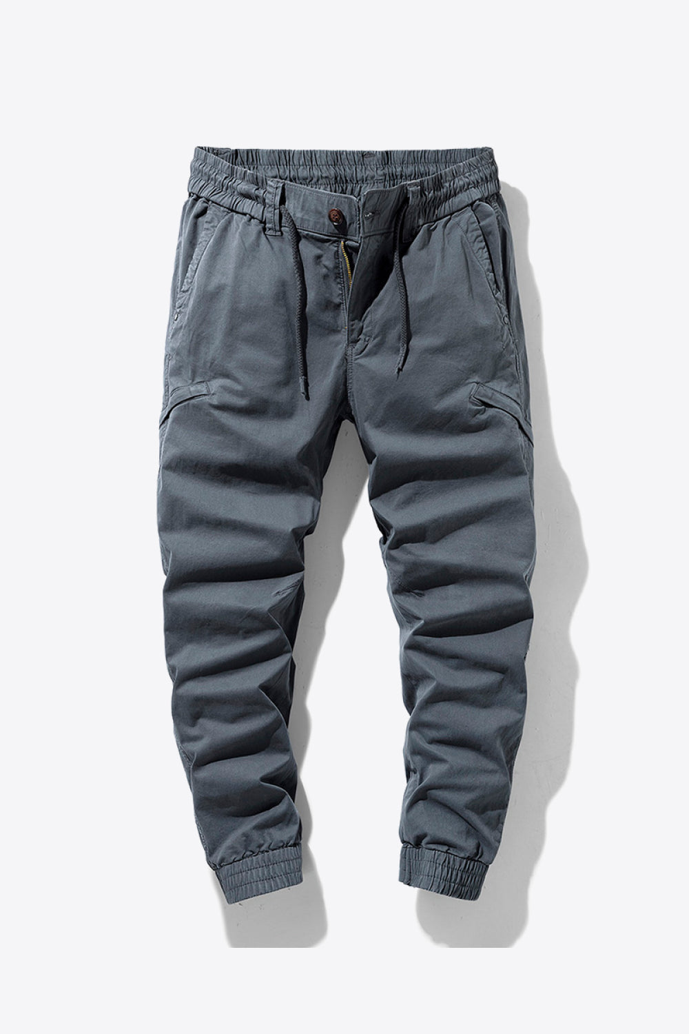 Drawstring Waist Cargo Joggers