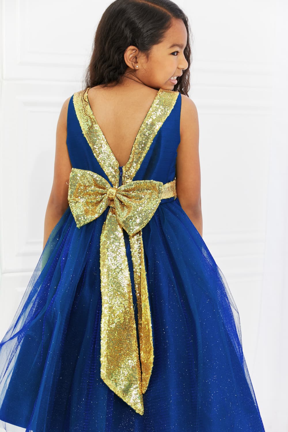 Kid's Dream Little Miss Classy Tutu Dress in Blue