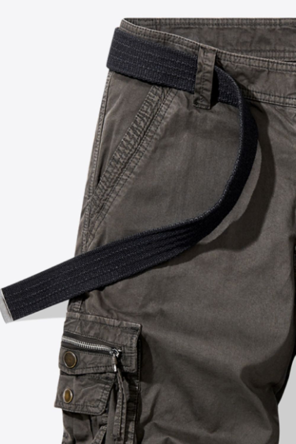 Belted Cargo Shorts