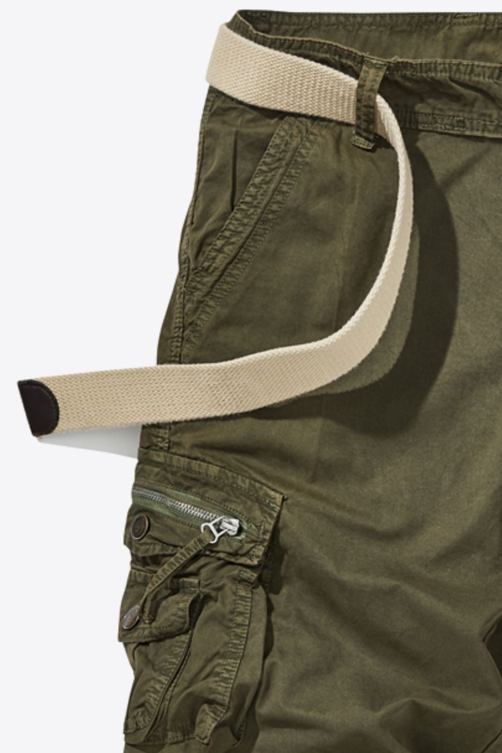 Belted Cargo Shorts