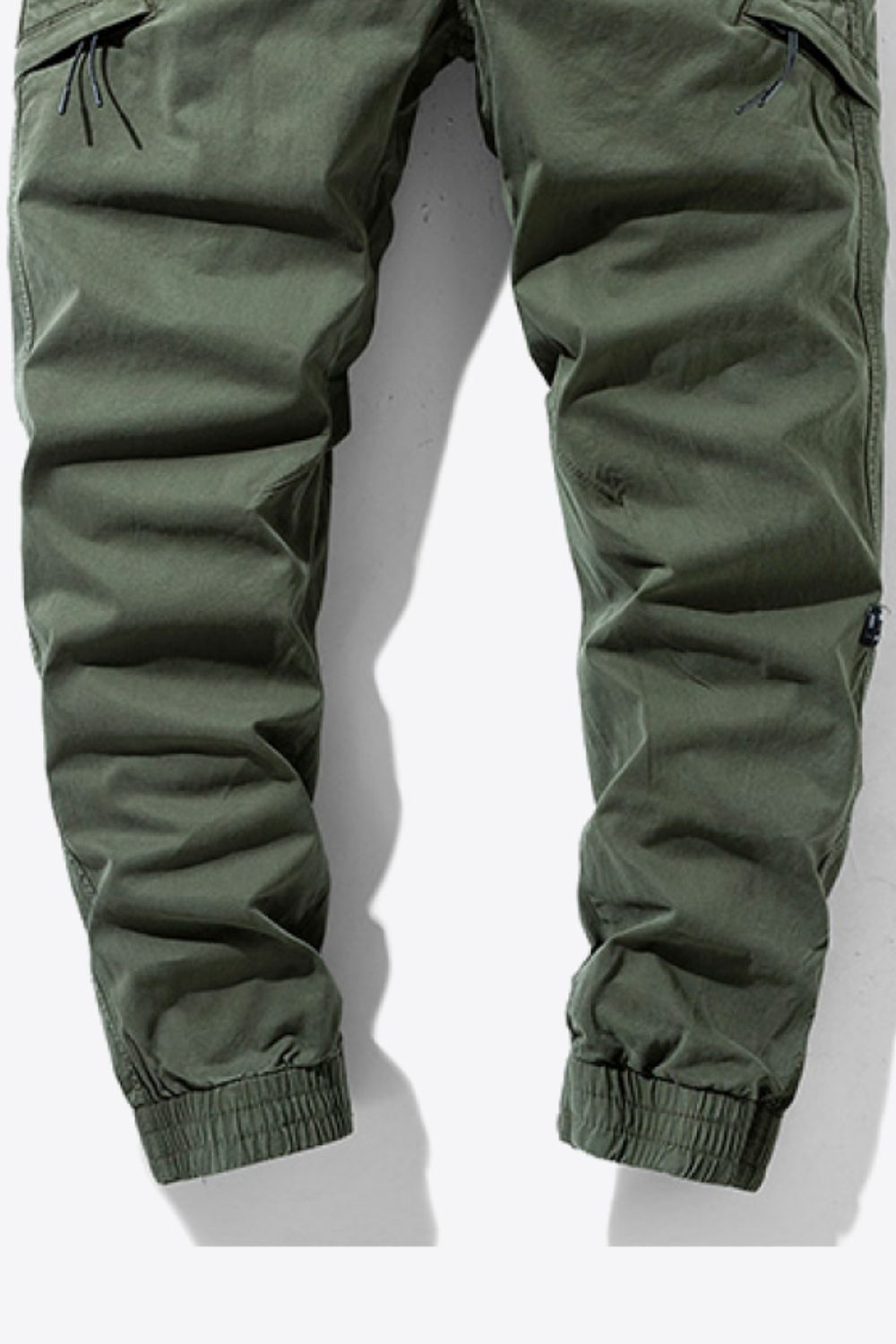 Drawstring Waist Cargo Joggers