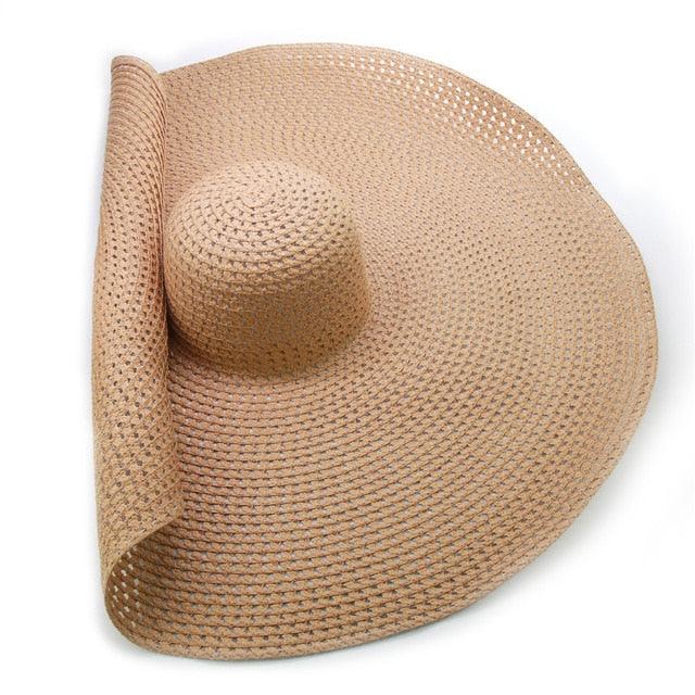 Gorgeous Handmade Knitted Hollow Women Big Brim Sun Hat - Breathable Cool Ladies Summer