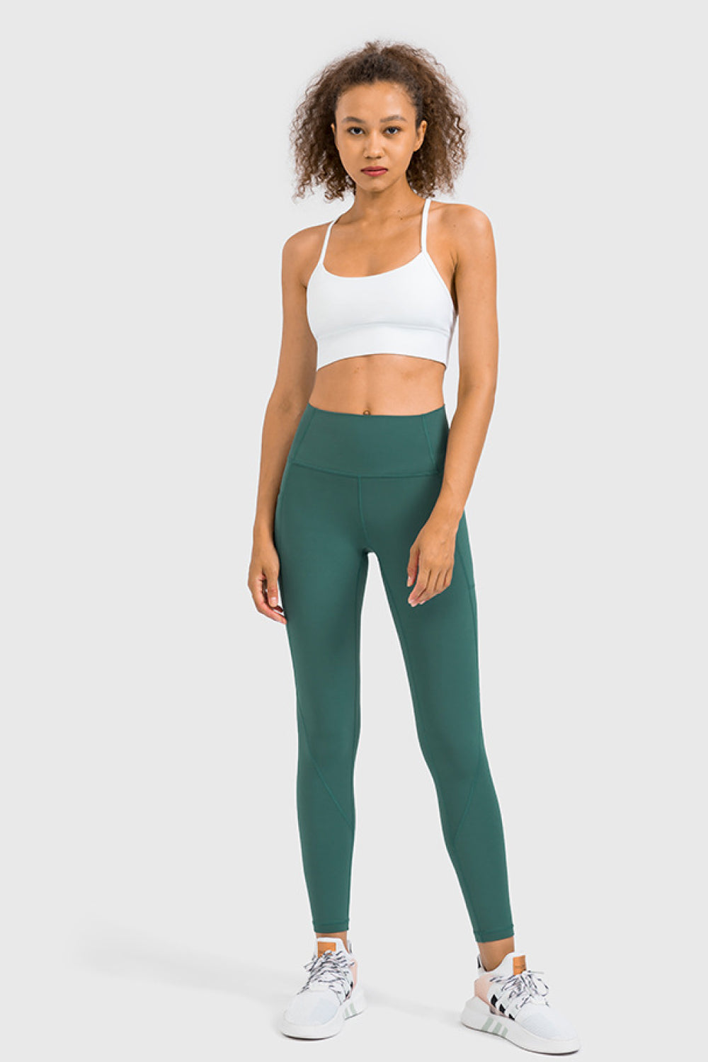 High Rise Yoga Leggings with Side Pocket (TBL) T