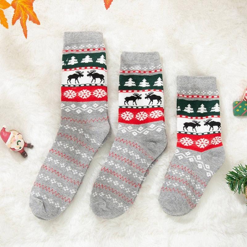 1 Pair Plaid Socks - Casual Autumn And Winter Adult Socks For Christmas (2U92)