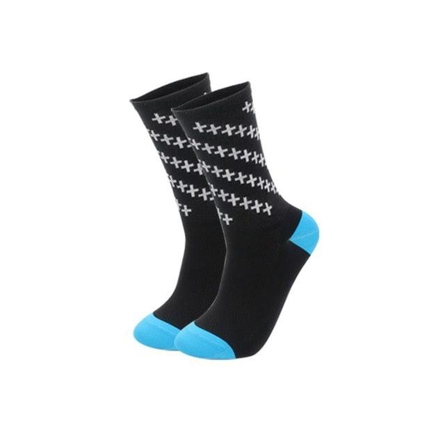 1 Pair Sport Socks Cycling Professional Socks - Men's Wear Resistant Breathable Training Socks
